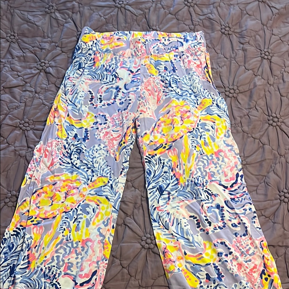 Lilly Pulitzer Multicolor Wide Leg Pants